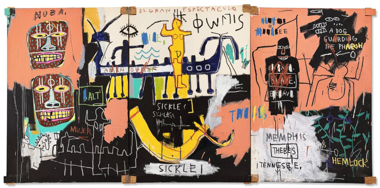 Basquiat triptych